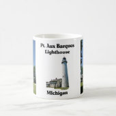 Pt Aux Barques Lighthouse Tasse (Mittel)