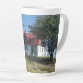 Pt Betsie Lighthouse Latte Tasse (Rechte Ecke)