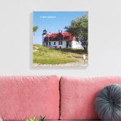 Pt Betsie Lighthouse-Leinwand Leinwanddruck (Insitu (Wohnzimmer))
