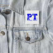 pt blaue Polka-Punkte Button (Beispiel)