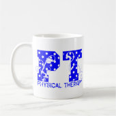 pt blaue Polka-Punkte Kaffeetasse (Links)