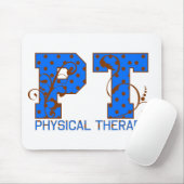 pt braune Polka-Punkte Mousepad (Mit Mouse)