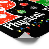 Pt Christmas Physical Therapy Christmas Pt Xmas  Poster (Ecke)