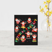 Pt Christmas Physical Therapy Santa Therast Xmas P Karte (Gelbe Blume)