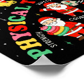 Pt Christmas Physical Therapy Santa Therast Xmas P Poster (Ecke)