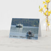 Pt-Defiant-Fährschiff-Leere Karte (Gelbe Blume)