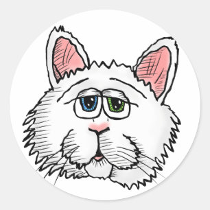 PT der Qat-Sticker Runder Aufkleber