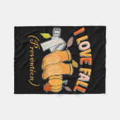 Pt Nurse Fall I Liebe Fall Prävention Fall Physisc Fleecedecke (Vorderseite (Horizontal))