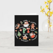 Pt Physical Therapy Weihnachtsfeiertag Weihnachten Karte (Gelbe Blume)