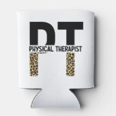 PT Physiotherapeut Cheetah Print PT Grad Geschenke Dosenkühler (Rückseite)