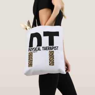 PT Physiotherapeut Cheetah Print PT Grad Geschenke Tasche