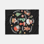 Pt Physiotherapie Santa Squad Weihnachten Physioth Fleecedecke (Vorderseite (Horizontal))