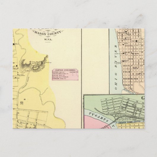 Pt Pleasant, West Virginia Postkarte (Vorderseite)