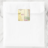 Pt Pleasant, West Virginia Quadratischer Aufkleber (Tasche)