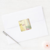 Pt Pleasant, West Virginia Quadratischer Aufkleber (Umschlag)