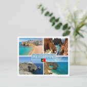 PT Portugal - Algarve - Postkarte (Stehend Vorderseite)