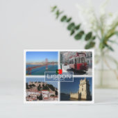 PT Portugal - Lissabon - Postkarte (Stehend Vorderseite)