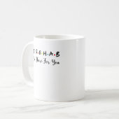 PT Rehab, praktische Physikalische Therapie Rehab Kaffeetasse (Vorderseite Links)