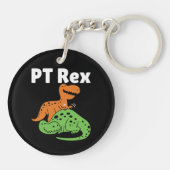PT Rex Niedlich Physical Therapist Schlüsselanhänger (Rückseite)
