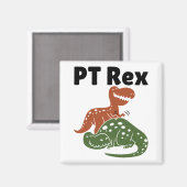 PT Rex Physical Therapist Magnet (Vorderseite/Rückseite)