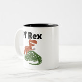 PT Rex Physiotherapeut Zweifarbige Tasse (Vorderseite Links)