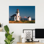 Pt Robinson Light House, Maury Island, Washington Poster (Heimbüro)