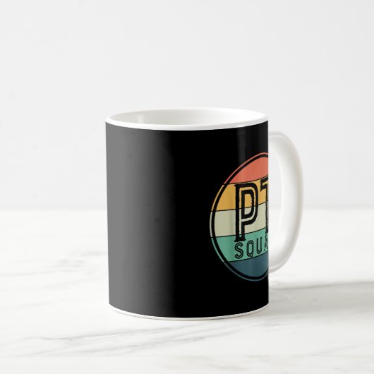 Pt Squad Retro Physical Therapy  Kaffeetasse (VorderseiteRechts)