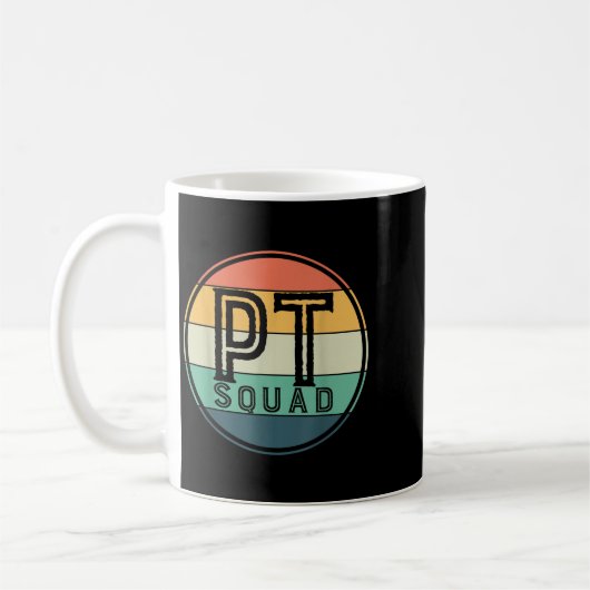 Pt Squad Retro Physical Therapy Kaffeetasse (Links)