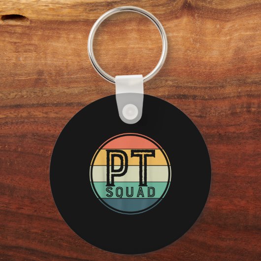 Pt Squad Retro Physical Therapy Schlüsselanhänger (Vorderseite)