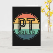 Pt Squad Retro Physiotherapie Karte (Gelbe Blume)