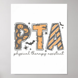 Pta Halloween Physikalische Therapie Istant Spooky Poster