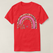 PTA Leopard Rainbow Physical Therapist Assistant R T-Shirt (Design vorne)