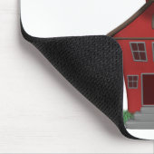 PTA Meeting School Gebäude Parteichin Lehrer Assoc Mousepad (Ecke)