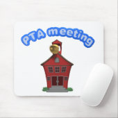 PTA Meeting School Gebäude Parteichin Lehrer Assoc Mousepad (Mit Mouse)