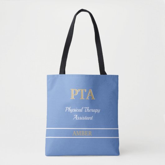 PTA (Physikalischer Therapieassistent) Totbeutel Tasche (Vorderseite)