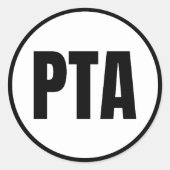 PTA - Port Alsworth Classic Round Sticker (Vorderseite)
