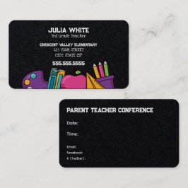 PTA-Treffen in der Schule Visitenkarte