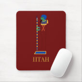 PTAH ÄGYPTISCHE GOTT-MÄUSEmatte Mousepad (Mit Mouse)
