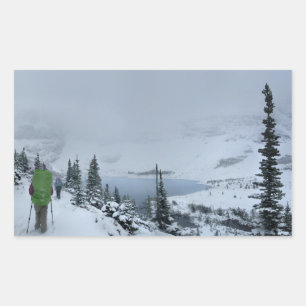Ptarmigan Lake 2 - Glacier National Park Rechteckiger Aufkleber