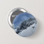 Ptarmigan Pass South - Glacier National Park Button (Vorne & Hinten)