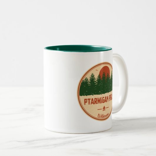 Ptarmigan Peak Wilderness Colorado Zweifarbige Tasse (VorderseiteRechts)