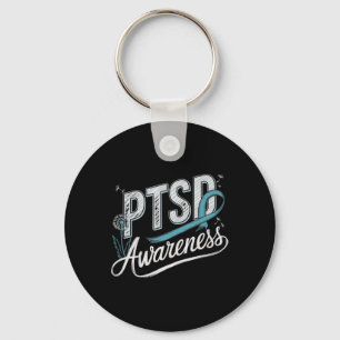 PTBS-Bewusstsein Psychische Gesundheit Fürsprache  Schlüsselanhänger