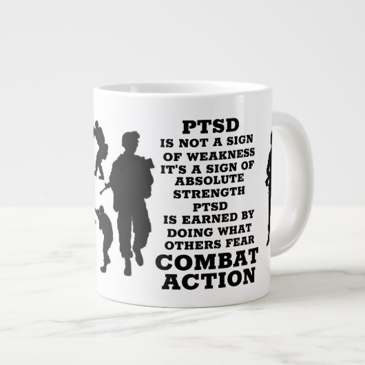 PTBS Jumbo-Tasse (Vorderseite Rechts)