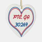 PTC GA 30269 - Herz Keramik Ornament (Rechts)