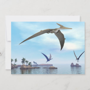 Pteranodon-Dinosaurier fliegen - 3D-Darstellung