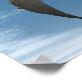 Pteranodon-Dinosaurier fliegen - 3D-Darstellung Poster (Ecke)