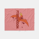 Pteranodon Fleecedecke (Vorderseite (Horizontal))