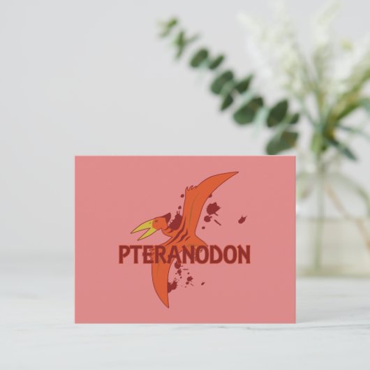 Pteranodon Postkarte (Stehend Vorderseite)