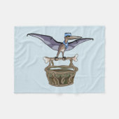 Pteranodon trägt einen Korb Fleecedecke (Vorderseite (Horizontal))