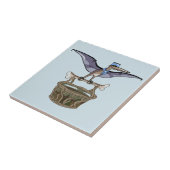 Pteranodon trägt einen Korb Fliese (Seite)